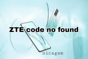 unlock zte not found