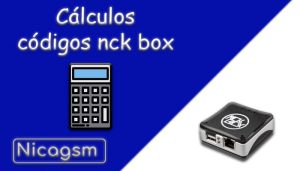 nck box códigos