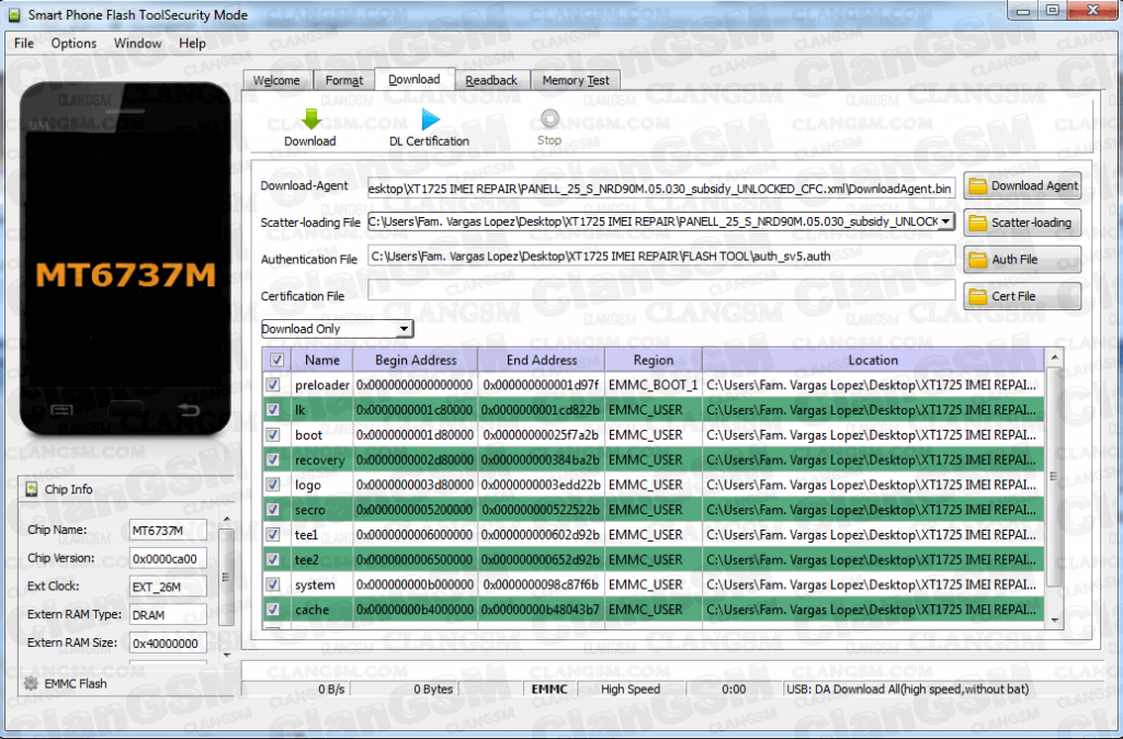 Revivir motorola XT1725