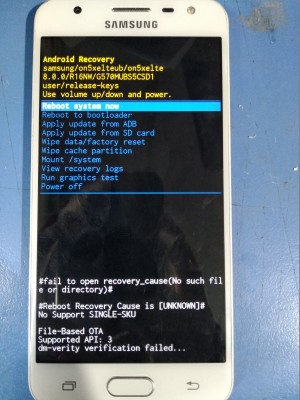 Reparación G570M DRK dm-verity Failed Frp ON RMM ON Fix
