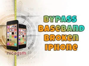 ICloud bypass Baseband broken Iphone 6-X
