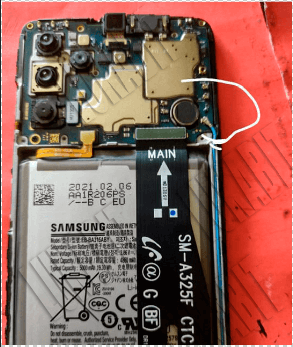 esquemático Samsung Galaxy A32
