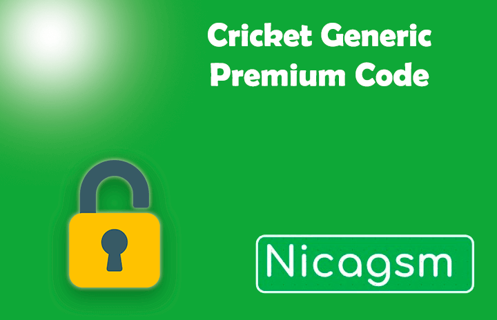 Códigos NCK Cricket USA Genéricos