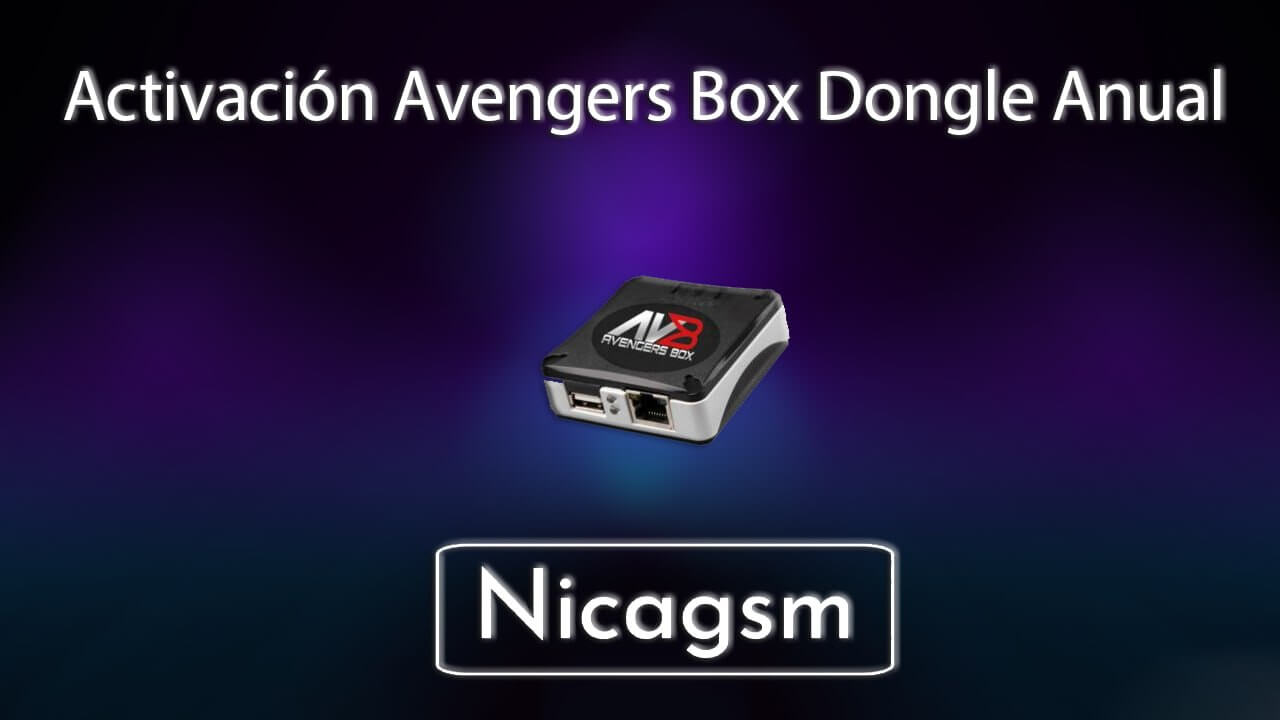 Licencia Avengers Box/Dongle
