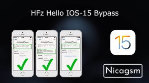 HFz Hello Bypass IOS 15 sin señal